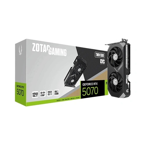 Zotac RTX 5070 Twin Edge OC 12GB GDDR7 Dual Fan Graphics Card