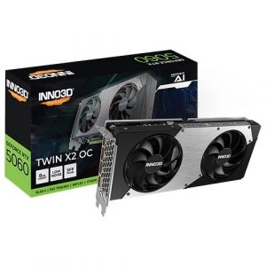 Inno3d RTX 5060 Twin X2 OC SFF 8GB GDDR7 Dual Fan Graphics Card