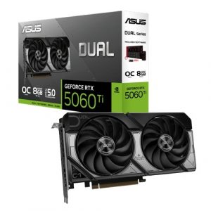 ASUS Dual RTX 5060 Ti OC Edition 8GB GDDR7 Dual Fan Graphics Card