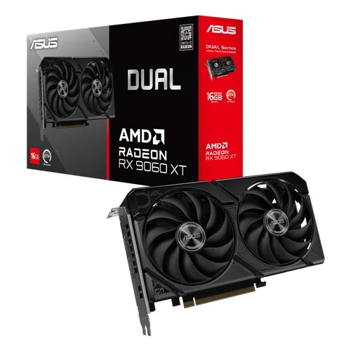 Asus Dual RX 9060 XT 16GB GDDR6 Dual Fan Graphics Card