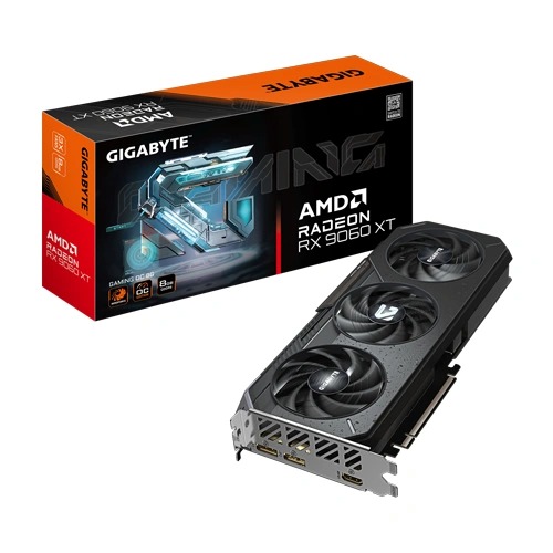 Gigabyte RX 9060 XT Gaming OC 8GB GDDR6 Triple Fan Graphics Card