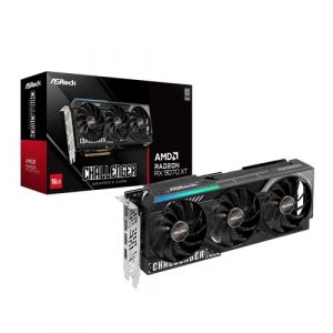 Asrock RX 9070 XT Challenger 16GB GDDR6 Triple Fan Graphics Card