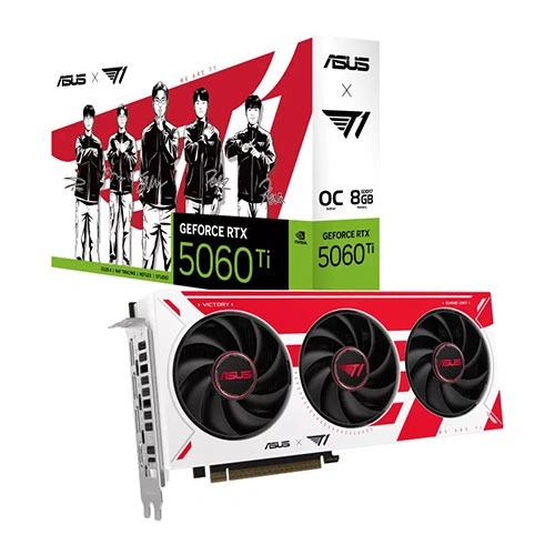 Asus T1 RTX 5060 Ti OC 8GB GDDR7 Triple Fan Graphics Card