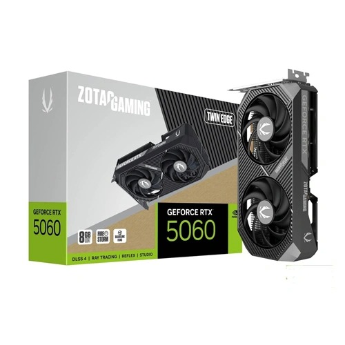 ZOTAC RTX 5060 Twin Edge 8GB GDDR7 Dual Fan Graphics Card
