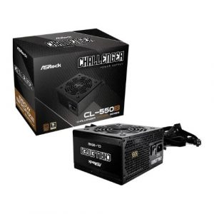 Asrock Challenger CL-550B 80 Plus Bronze ATX Non-Modular Power Supply