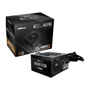 Asrock Challenger CL-650B 650W 80 Plus Bronze ATX Non-Modular Power Supply with PCIe 4.0 Support