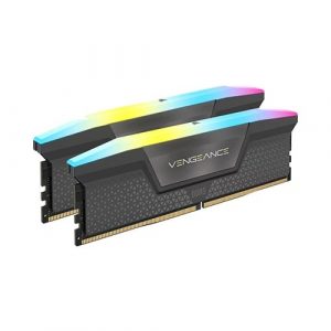 Corsair Vengeance RGB Grey 64GB (32GBx2) 5600MHz CL36 DDR5 Desktop RAM