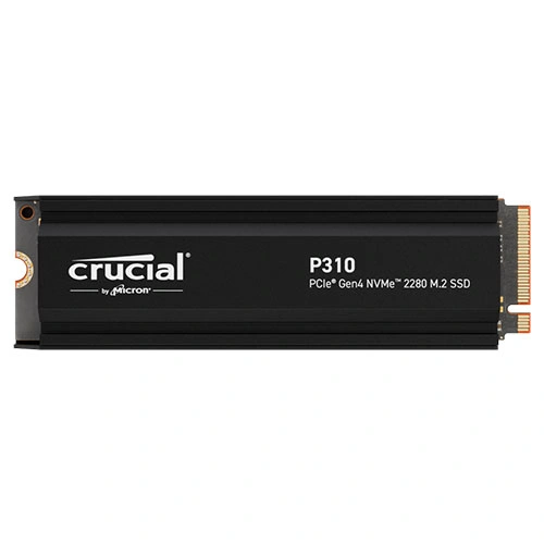 Crucial P310 1TB M.2 NVMe Gen4 Internal SSD up to 7100 MB/s Read Speed With Heatsink