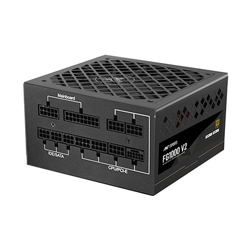 Ant Esports FG1000 V2 1000W 80 Plus Gold ATX 3.1 Fully-Modular Power Supply with PCIe 5.1 Support