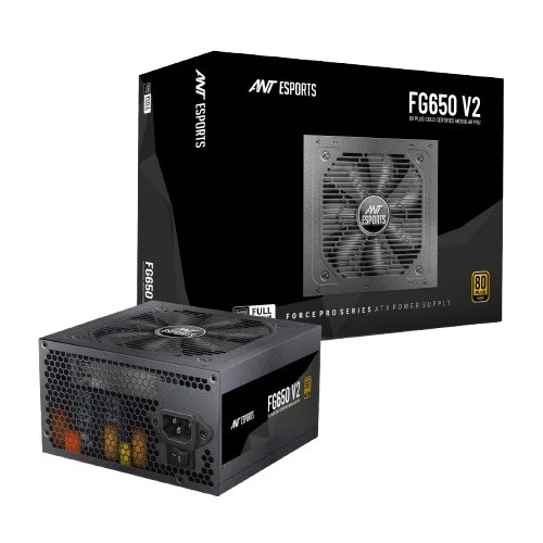 Ant Esports FG650 V2 650W 80 Plus Gold ATX Fully-Modular Power Supply