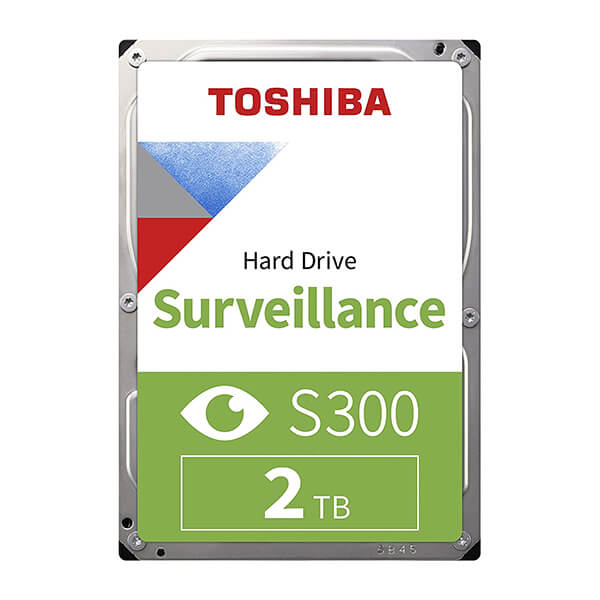 Toshiba S300 2TB 5400 RPM 3.5 Inch SATA Surveillance Internal Hard Drive