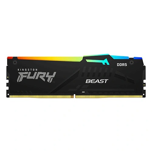 Kingston Fury Beast RGB 32GB (32GBx1) 6000MHz CL36 DDR5 Desktop RAM