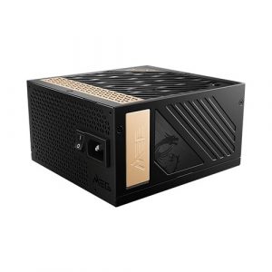 MSI MEG Ai1300P 1300W 80 Plus Platinum ATX 3.1 Fully-Modular Power Supply with PCIe 5.1 Support