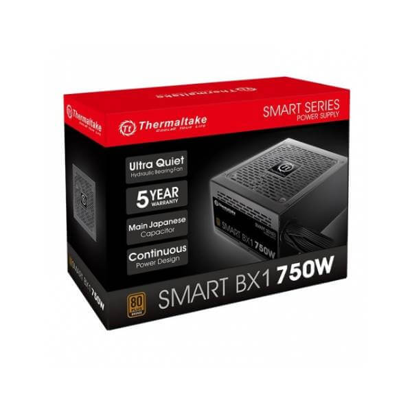 Thermaltake Smart BX1 750W 80 Plus Bronze ATX Non-Modular Power Supply