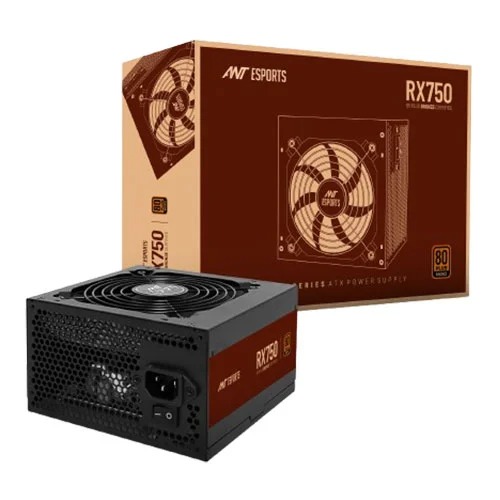 ANT Esports RX750 750W 80 Plus Bronze ATX Non-Modular Power Supply