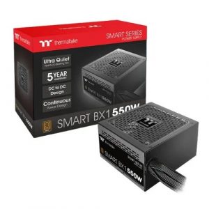 Thermaltake Smart BX1 550W 80 Plus Bronze ATX Non-Modular Power Supply - DC To DC Version