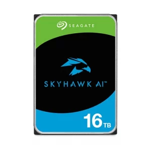 Seagate Skyhawk AI 16TB 7200 RPM 3.5 Inch SATA Surveillance Internal Hard Drive