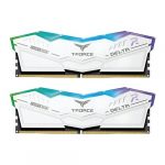 TEAMGROUP Delta RGB White 32GB (16GBx2) 6000MHz CL30 DDR5 Desktop RAM