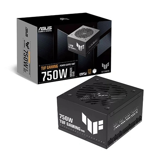 Asus TUF Gaming EVO Bronze 750W 80 Plus Bronze ATX 3.1 Fully-Modular Power Supply with PCIe 5.0 Support